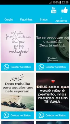 Oração de agradecimento pelo seu dia android App screenshot 1